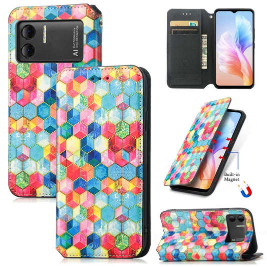 For DOOGEE X98 Pro / X98 CaseNeo Colorful Magnetic Leather Phone Case(Magic Space) - Doogee Cases by PMC Jewellery | Online Shopping South Africa | PMC Jewellery | Buy Now Pay Later Mobicred