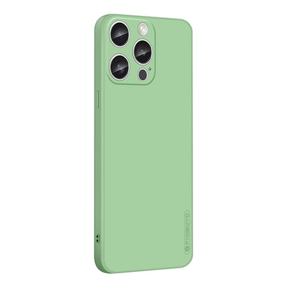 For iPhone 16 Pro Max PINWUYO Sense Series Liquid Silicone TPU Phone Case(Green) - iPhone 16 Pro Max Cases by PINWUYO | Online Shopping South Africa | PMC Jewellery | Buy Now Pay Later Mobicred