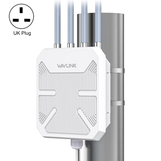 WAVLINK WN573HX1 WiFi 6 AX1800 IP67 Waterproof Outdoor Dual Band Wireless WiFi Routers, Plug:UK Plug - Wireless Routers by WAVLINK | Online Shopping South Africa | PMC Jewellery | Buy Now Pay Later Mobicred