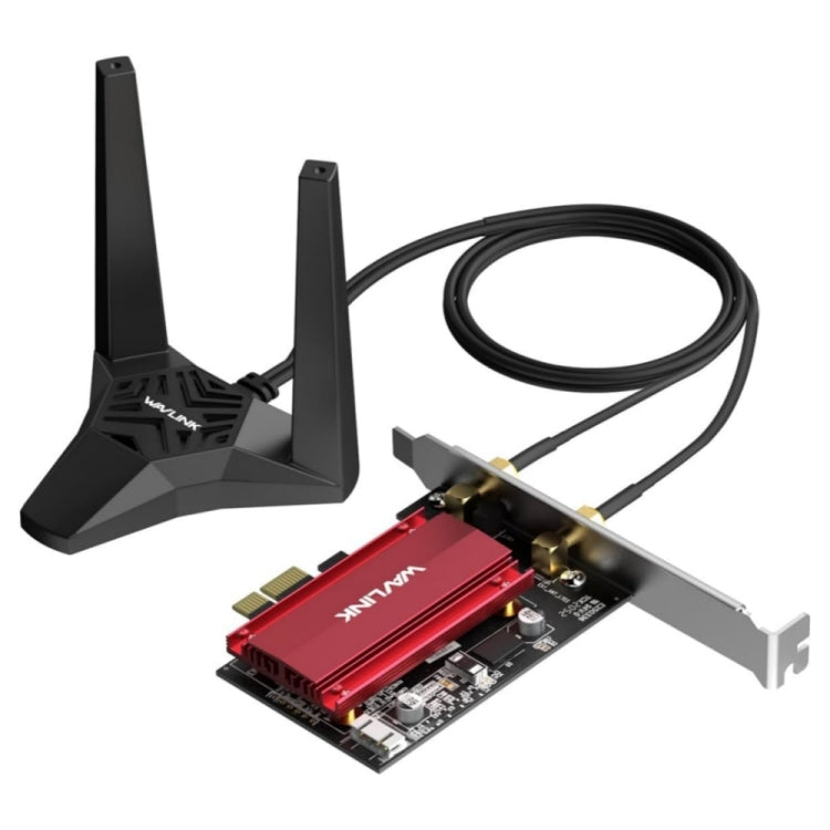 WAVLINK WN675X3-PCIE Tri-band 5400Mbps WiFi 6E PCIe Wireless Adapter BT 5.3 Network Card - USB Network Adapter by WAVLINK | Online Shopping South Africa | PMC Jewellery | Buy Now Pay Later Mobicred