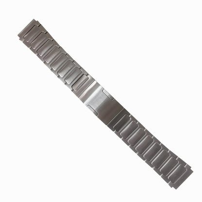 For Samsung Galaxy Watch3 45mm 22mm I-Shaped Titanium Alloy Watch Band(Sliver) - Watch Bands by PMC Jewellery | Online Shopping South Africa | PMC Jewellery