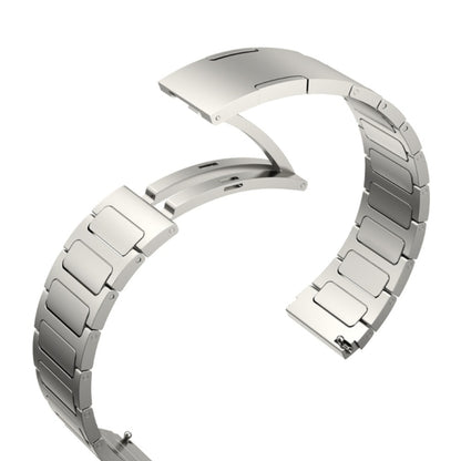 For Samsung Gear S3 Frontier 22mm I-Shaped Titanium Alloy Watch Band(Sliver) - Watch Bands by PMC Jewellery | Online Shopping South Africa | PMC Jewellery