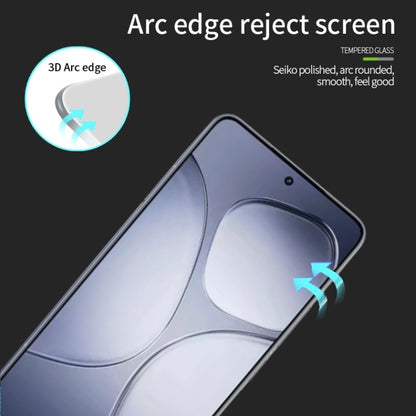 For Xiaomi Redmi K70 Ultra PINWUYO 9H 3D  Full Screen Explosion-proof Tempered Glass Film(Black) -  by PINWUYO | Online Shopping South Africa | PMC Jewellery | Buy Now Pay Later Mobicred