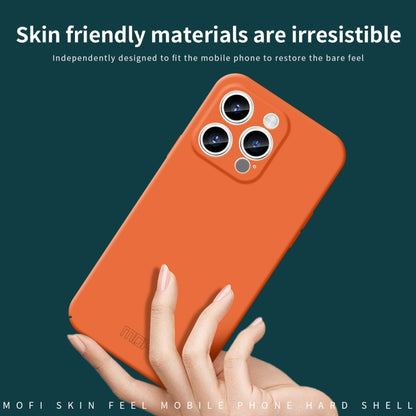 For iPhone 15 Pro MOFI Qin Series Skin Feel All-inclusive Silicone Phone Case(Blue) - iPhone 15 Pro Cases by MOFI | Online Shopping South Africa | PMC Jewellery