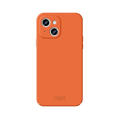 For iPhone 15 MOFI Qin Series Skin Feel All-inclusive Silicone Phone Case(Orange) - iPhone 15 Cases by MOFI | Online Shopping South Africa | PMC Jewellery