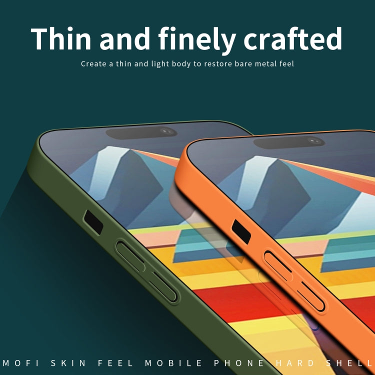 For iPhone 14 MOFI Qin Series Skin Feel All-inclusive PC Phone Case(Gray) - iPhone 14 Cases by MOFI | Online Shopping South Africa | PMC TechLife
