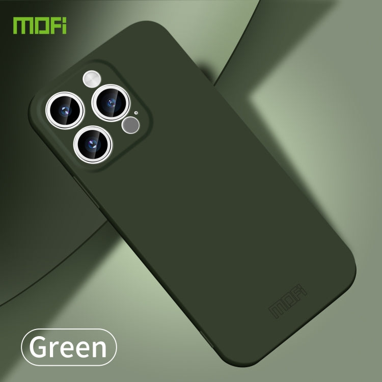 For iPhone 14 Pro Max MOFI Qin Series Skin Feel All-inclusive PC Phone Case(Green) - iPhone 14 Pro Max Cases by MOFI | Online Shopping South Africa | PMC Jewellery