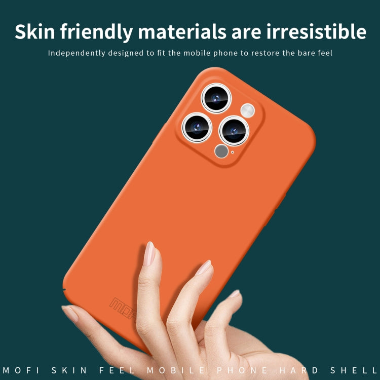 For iPhone 14 Pro Max MOFI Qin Series Skin Feel All-inclusive PC Phone Case(Orange) - iPhone 14 Pro Max Cases by MOFI | Online Shopping South Africa | PMC TechLife | Buy Now Pay Later Mobicred