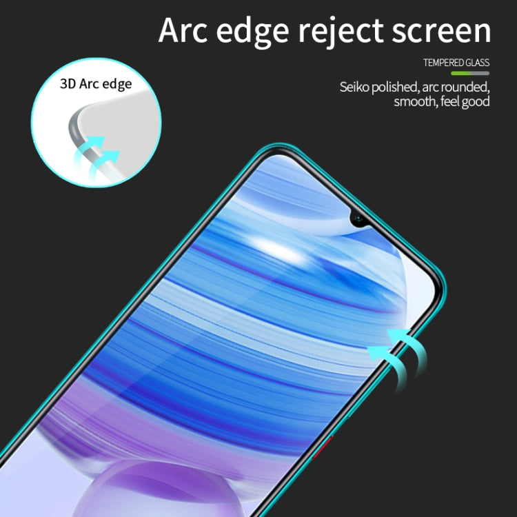 For Xiaomi Redmi 11A MOFI 9H 3D Explosion-proof Tempered Glass Film(Black) - free shipping - PMC TechLife - Order now!