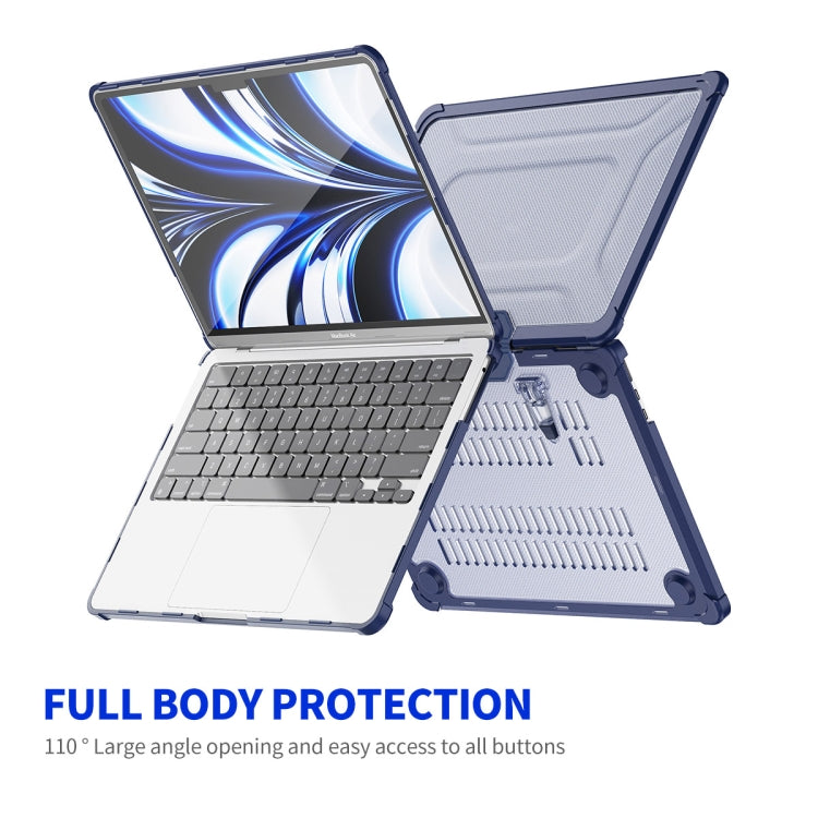 For MacBook Air 13.6 2022/2024  A2681 (M2) / A3113  (M3) A2681 ENKAY Hat-Prince 3 in 1 Protective Bracket Case Cover Hard Shell with TPU Keyboard Film / PET Screen Protector, Version:EU(Pink) - MacBook Air Cases by ENKAY | Online Shopping South Africa | PMC Jewellery | Buy Now Pay Later Mobicred