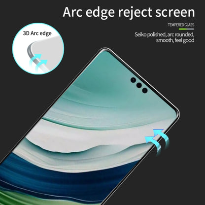 For Huawei Mate 60 Pro MOFI 9H 3D Hot Bending Tempered Glass Film(Black) - Huawei Tempered Glass by MOFI | Online Shopping South Africa | PMC Jewellery