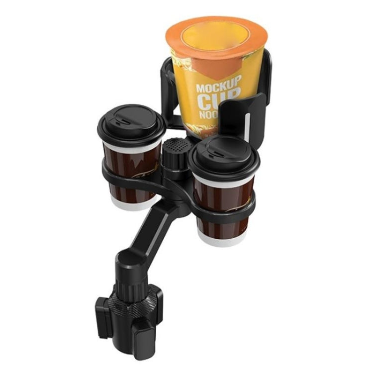 D03 For Drink Bottle Snack Car Cup Holder Expander Adjustable Dual Round Car Cup Holder - Car Drink Holders by PMC Jewellery | Online Shopping South Africa | PMC Jewellery | Buy Now Pay Later Mobicred