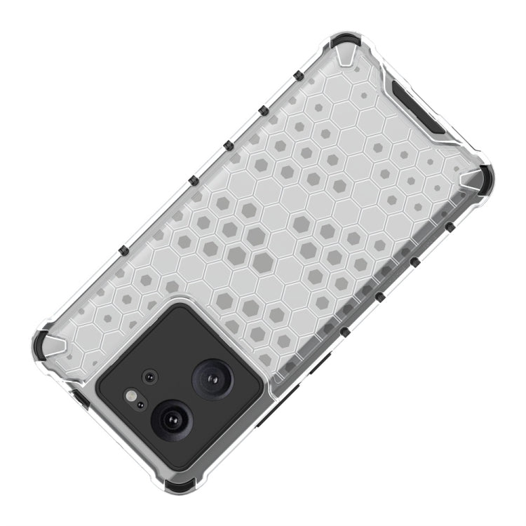 For Xiaomi 13T Shockproof Honeycomb Phone Case(Red) - Xiaomi Cases by PMC TechLife | Online Shopping South Africa | PMC TechLife | Buy Now Pay Later Mobicred
