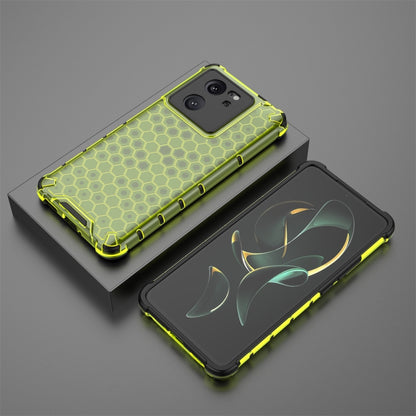 For Xiaomi 13T Shockproof Honeycomb Phone Case(Green) - Xiaomi Cases by PMC Jewellery | Online Shopping South Africa | PMC Jewellery | Buy Now Pay Later Mobicred