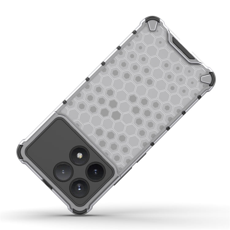For Xiaomi Poco X6 Pro Shockproof Honeycomb Phone Case(Red) - Xiaomi Cases by PMC TechLife | Online Shopping South Africa | PMC TechLife | Buy Now Pay Later Mobicred