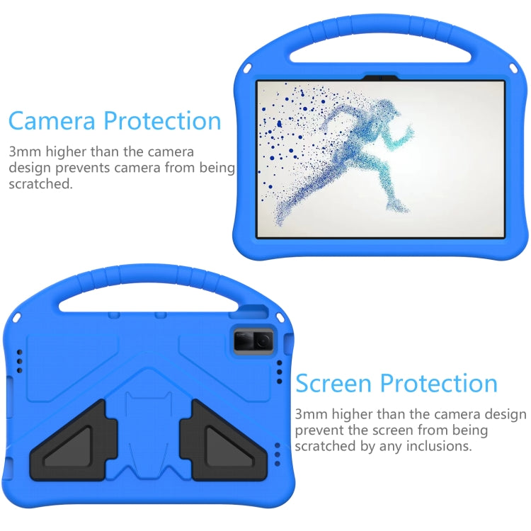 For Lenovo Tab M10 5G 2023 EVA Shockproof Tablet Case with Holder(Blue) - Lenovo by PMC TechLife | Online Shopping South Africa | PMC TechLife | Buy Now Pay Later Mobicred