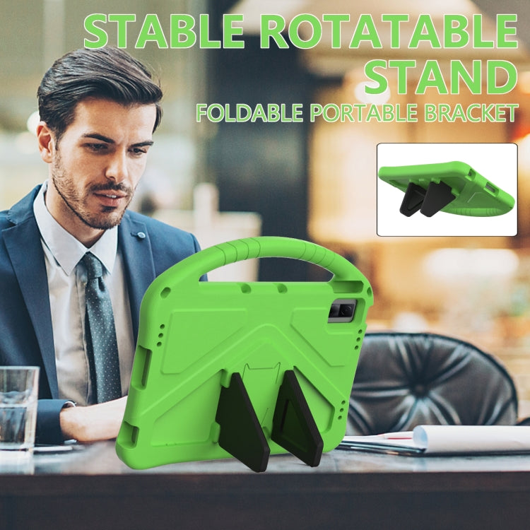 For Lenovo Tab M10 5G 2023 EVA Shockproof Tablet Case with Holder(Green) - free shipping - PMC TechLife - Order now!