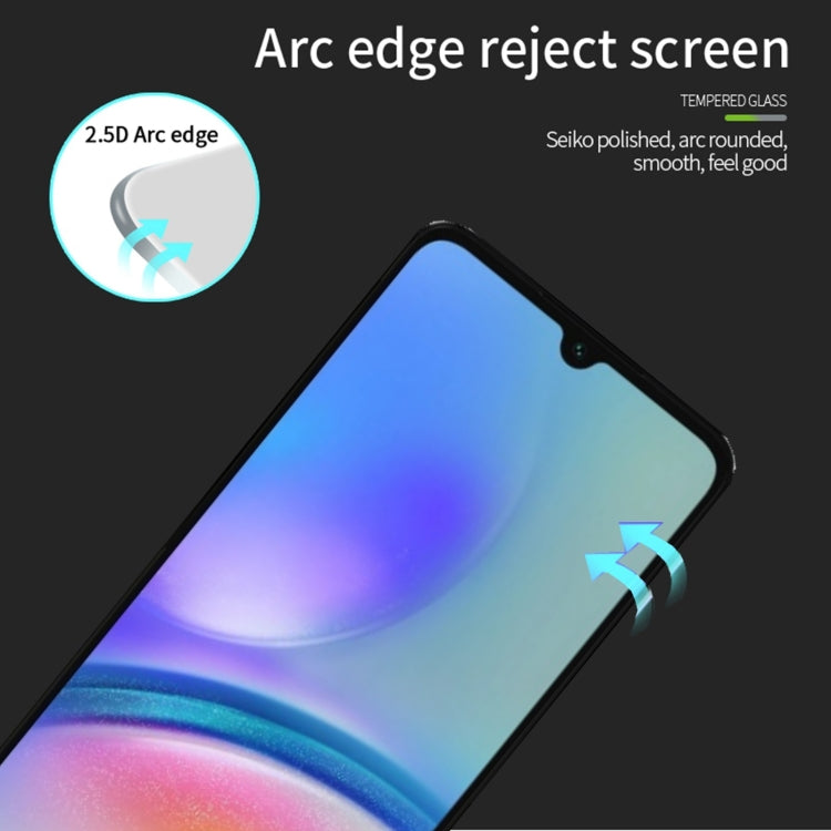 For Samsung Galaxy A05 MOFI 9H 2.5D Full Screen Tempered Glass Film(Black) - free shipping - PMC TechLife - Order now!