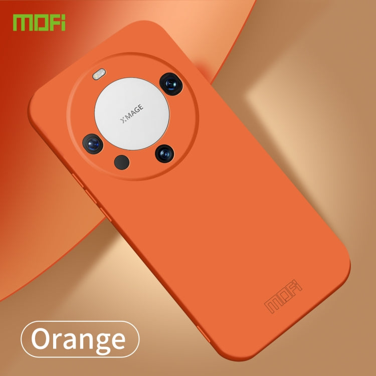 For Huawei Mate 60 Pro MOFI Qin Series Skin Feel All-inclusive PC Phone Case(Orange) - Huawei Cases by MOFI | Online Shopping South Africa | PMC Jewellery