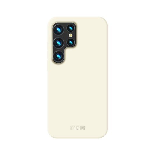 For Samsung Galaxy S24 Ultra 5G MOFI Qin Series Skin Feel All-inclusive PC Phone Case(Beige) - Galaxy S24 Ultra 5G Cases by MOFI | Online Shopping South Africa | PMC Jewellery