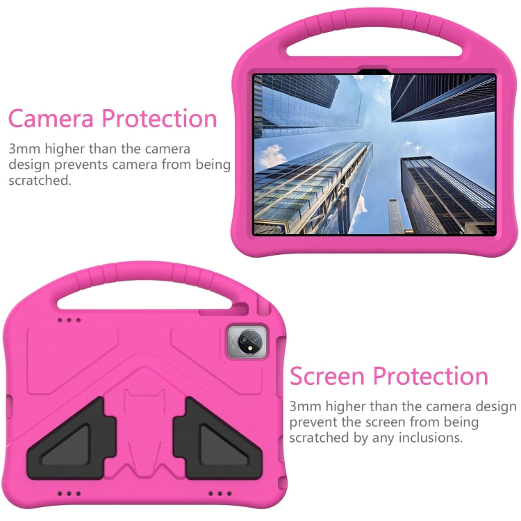 For Blackview Tab 7 WiFi 2022 EVA Shockproof Tablet Case with Holder(Rose Red) - Others by PMC TechLife | Online Shopping South Africa | PMC TechLife