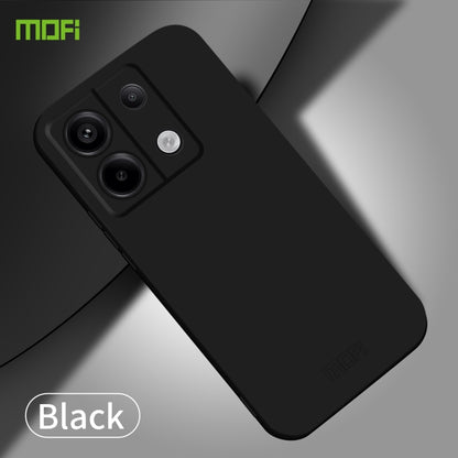 For Xiaomi Redmi Note 13 MOFI Qin Series Skin Feel All-inclusive PC Phone Case(Black) - Note 13 Cases by MOFI | Online Shopping South Africa | PMC Jewellery