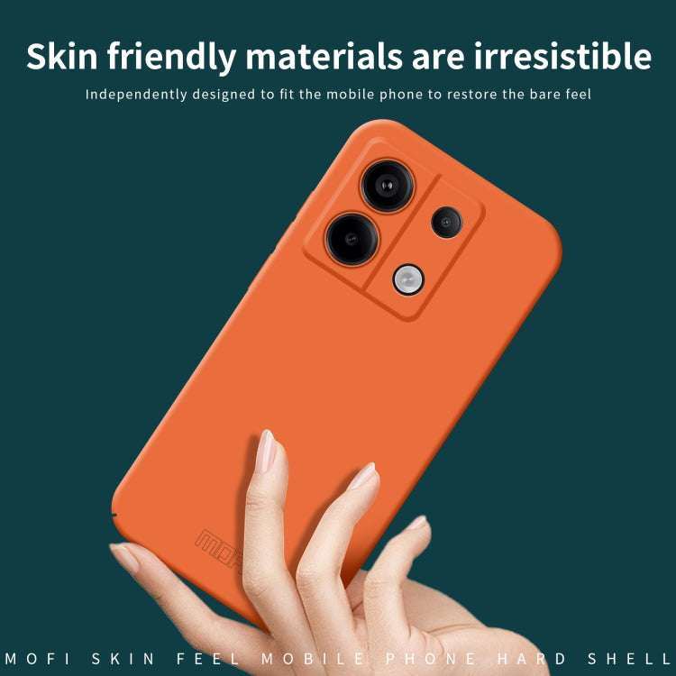 For Xiaomi Redmi Note 13 MOFI Qin Series Skin Feel All-inclusive PC Phone Case(Gray) - Note 13 Cases by MOFI | Online Shopping South Africa | PMC Jewellery