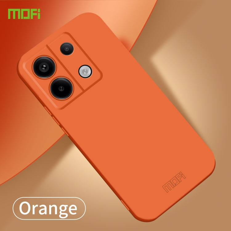 For Xiaomi Redmi Note 13 Pro MOFI Qin Series Skin Feel All-inclusive PC Phone Case(Orange) - Note 13 Pro Cases by MOFI | Online Shopping South Africa | PMC Jewellery