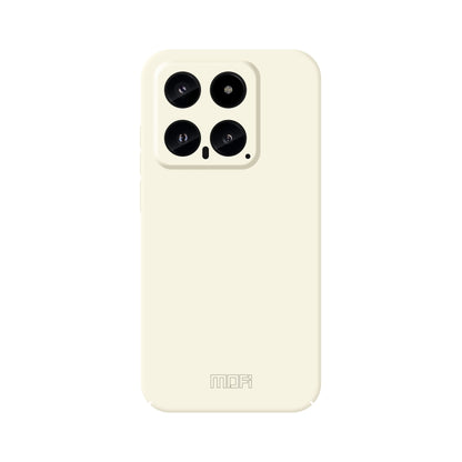 For Xiaomi 14 MOFI Qin Series Skin Feel All-inclusive PC Phone Case(Beige) - 14 Cases by MOFI | Online Shopping South Africa | PMC Jewellery