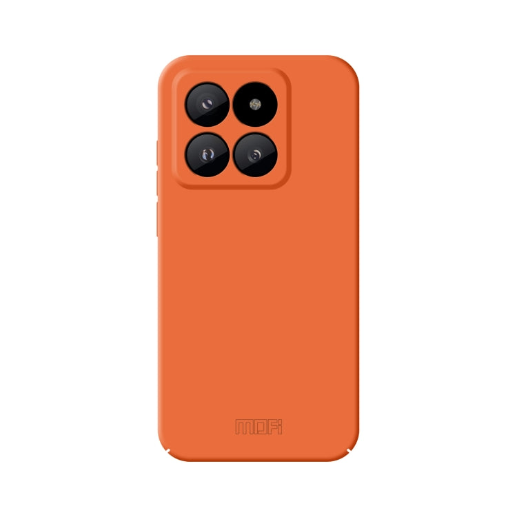 For Xiaomi 14 Pro MOFI Qin Series Skin Feel All-inclusive PC Phone Case(Orange) - 14 Pro Cases by MOFI | Online Shopping South Africa | PMC Jewellery