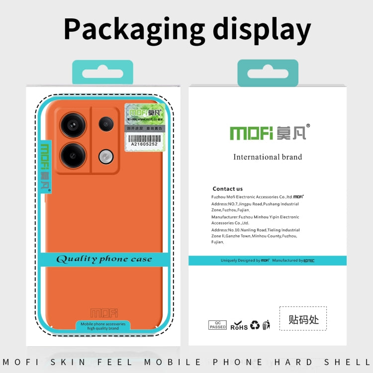 For Xiaomi Redmi Note 13 Pro+ MOFI Qin Series Skin Feel All-inclusive PC Phone Case(Gray) - Note 13 Pro+ Cases by MOFI | Online Shopping South Africa | PMC Jewellery