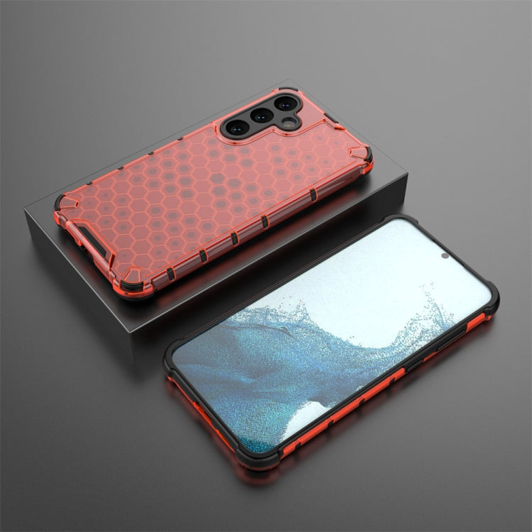 For Samsung Galaxy S24+ 5G Shockproof Honeycomb Phone Case(Red) - Galaxy S24+ 5G Cases by PMC Jewellery | Online Shopping South Africa | PMC Jewellery