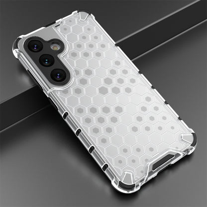 For Samsung Galaxy S24 5G Shockproof Honeycomb Phone Case(White) - Galaxy S24 5G Cases by PMC Jewellery | Online Shopping South Africa | PMC Jewellery