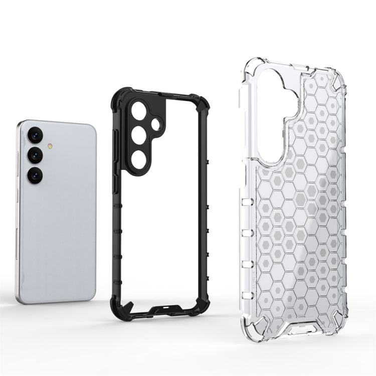 For Samsung Galaxy S24 5G Shockproof Honeycomb Phone Case(Green) - Galaxy S24 5G Cases by PMC TechLife | Online Shopping South Africa | PMC TechLife
