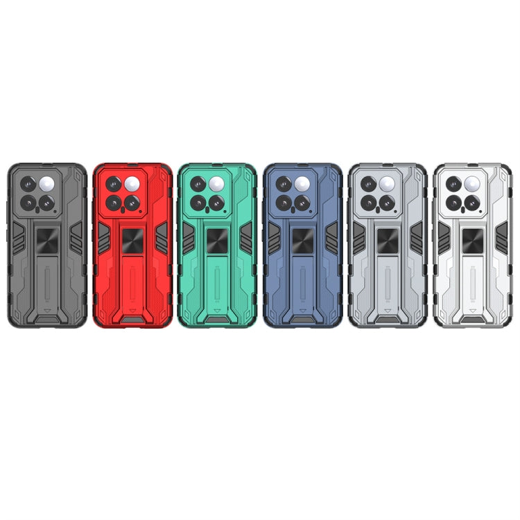 For Xiaomi 14 Supersonic Armor PC Hybrid TPU Phone Case(Grey) - 14 Cases by PMC TechLife | Online Shopping South Africa | PMC TechLife | Buy Now Pay Later Mobicred