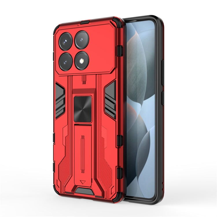 For Redmi K70 Supersonic Armor PC Hybrid TPU Phone Case(Red) - Xiaomi Cases by PMC Jewellery | Online Shopping South Africa | PMC Jewellery | Buy Now Pay Later Mobicred