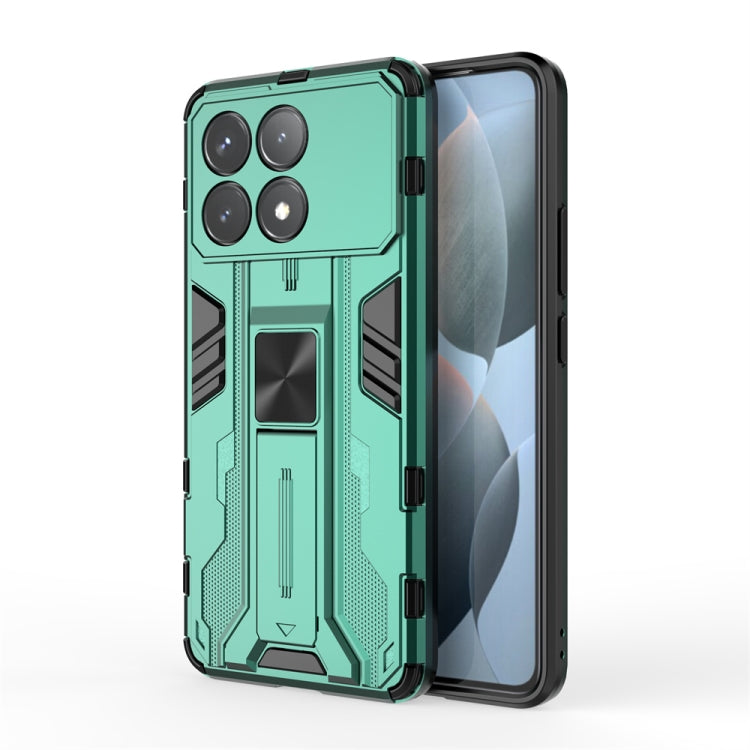 For Redmi K70 Supersonic Armor PC Hybrid TPU Phone Case(Green) - Xiaomi Cases by PMC TechLife | Online Shopping South Africa | PMC TechLife | Buy Now Pay Later Mobicred