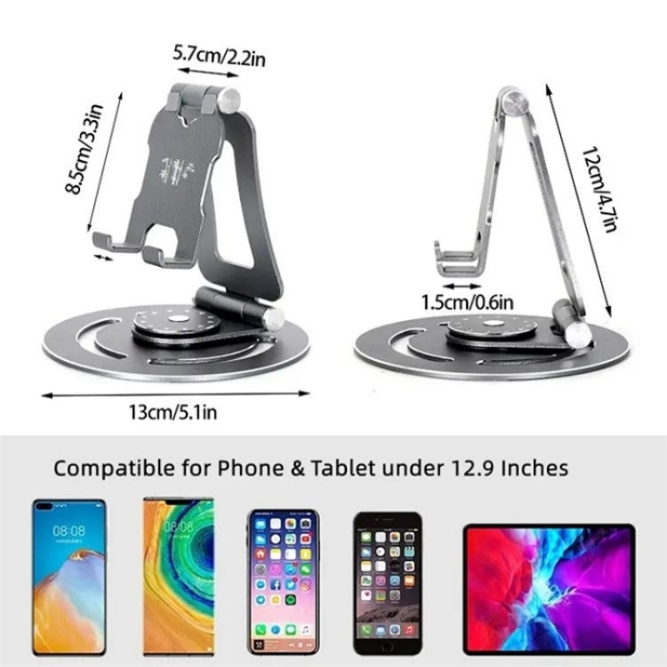 G60 Portable Folding 360-Degree Rotating Desktop Phone Tablet Holder(Red) - Stand by PMC TechLife | Online Shopping South Africa | PMC TechLife | Buy Now Pay Later Mobicred