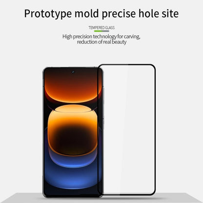 For vivo iQOO 12 MOFI 9H 2.5D Full Screen Tempered Glass Film(Black) - iQOO 12 Tempered Glass by MOFI | Online Shopping South Africa | PMC Jewellery
