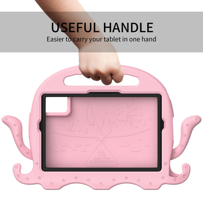 For Samsung Galaxy Tab S9 / S9 FE / S7 / S8 Octopus Style EVA Hybrid PC Shockproof Tablet Case with Strap(Pink) - Galaxy Tab S9 Cases by PMC Jewellery | Online Shopping South Africa | PMC Jewellery | Buy Now Pay Later Mobicred