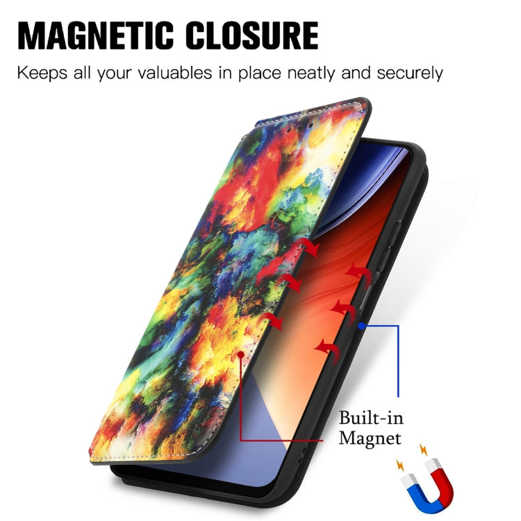 For Blackview  A96 CaseNeo Colorful Magnetic Leather Phone Case(Colorful Cloud) - More Brand by PMC Jewellery | Online Shopping South Africa | PMC Jewellery