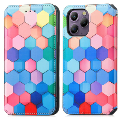 For Blackview  A96 CaseNeo Colorful Magnetic Leather Phone Case(Colorful Cube) - More Brand by PMC Jewellery | Online Shopping South Africa | PMC Jewellery