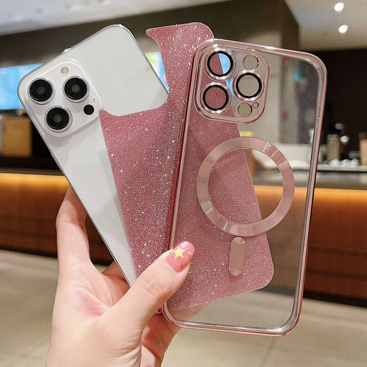 For iPhone 13 Pro Max MagSafe Glitter Electroplating TPU Phone Case(Green) - iPhone 13 Pro Max Cases by PMC TechLife | Online Shopping South Africa | PMC TechLife
