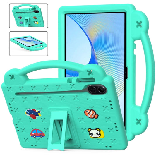 For Honor Pad X9 / X9 2024 Handle Kickstand Children EVA Shockproof Tablet Case(Mint Green) - Honor by PMC Jewellery | Online Shopping South Africa | PMC Jewellery | Buy Now Pay Later Mobicred