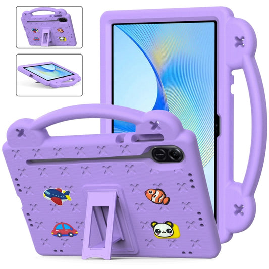 For Honor X8 Pro 11.5 Handle Kickstand Children EVA Shockproof Tablet Case(Light Purple) - Honor by PMC Jewellery | Online Shopping South Africa | PMC Jewellery | Buy Now Pay Later Mobicred