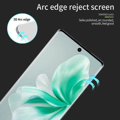 For vivo S18 / S18 Pro PINWUYO 9H 3D Hot Bending Tempered Glass Film(Black) - S18 Tempered Glass by PINWUYO | Online Shopping South Africa | PMC Jewellery | Buy Now Pay Later Mobicred