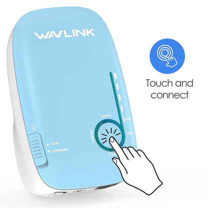 WAVLINK WN576K2 AC1200 Household WiFi Router Network Extender Dual Band Wireless Repeater, Plug:AU Plug (Blue) - Wireless Routers by WAVLINK | Online Shopping South Africa | PMC Jewellery | Buy Now Pay Later Mobicred