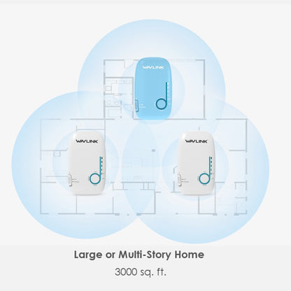 WAVLINK WS-WN576A2 AC750 Household WiFi Router Network Extender Dual Band Wireless Repeater, Plug:EU Plug - Wireless Routers by WAVLINK | Online Shopping South Africa | PMC Jewellery | Buy Now Pay Later Mobicred