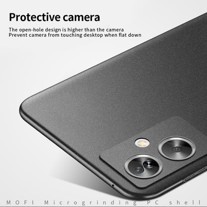 For OPPO A2 / A79 5G MOFI Fandun Series Frosted PC Ultra-thin All-inclusive Phone Case(Gray) - OPPO Cases by MOFI | Online Shopping South Africa | PMC Jewellery | Buy Now Pay Later Mobicred