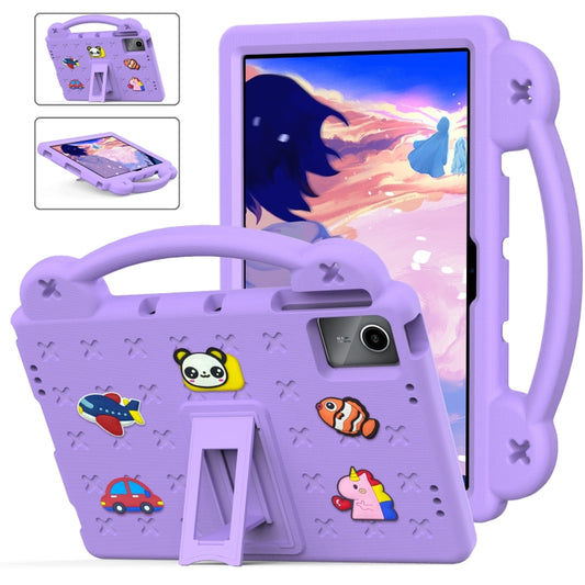 For Lenovo P11 Plus J607F / Xiaoxin Pad 11 Handle Kickstand Children EVA Shockproof Tablet Case(Light Purple) - Lenovo by PMC Jewellery | Online Shopping South Africa | PMC Jewellery | Buy Now Pay Later Mobicred